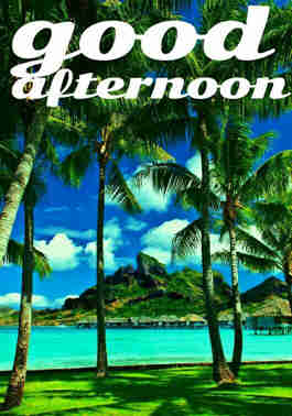 Good Afternoon